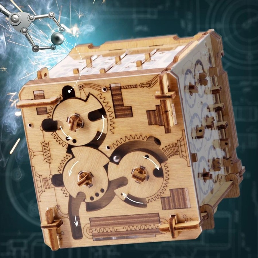 Wooden Puzzles iDventure | Cluebox Cambridge Labyrinth - Escape Room In A Puzzle Box-Id