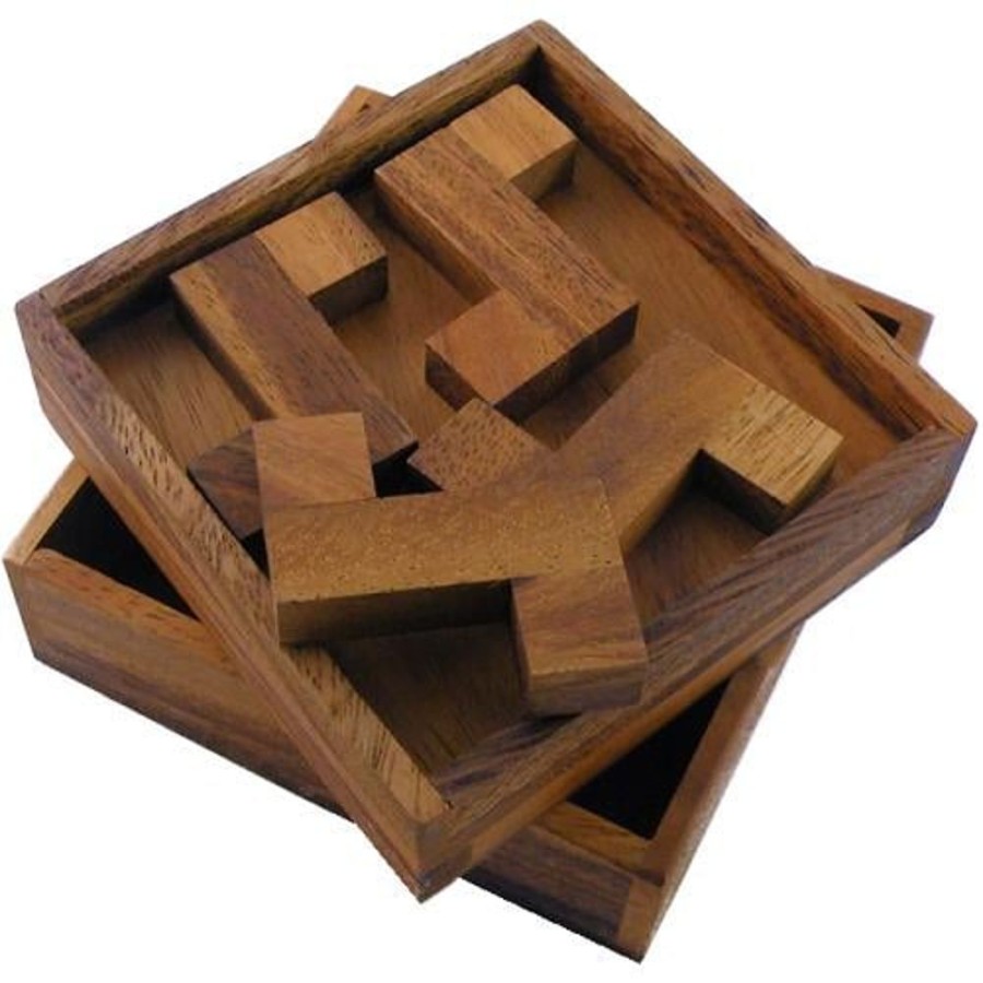 Wooden Puzzles Winshare-Puzzles-and-Games | Four Z'S Wooden Puzzle Brain Teaser-124V