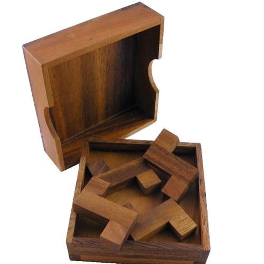 Wooden Puzzles Winshare-Puzzles-and-Games | Four Z'S Wooden Puzzle Brain Teaser-124V