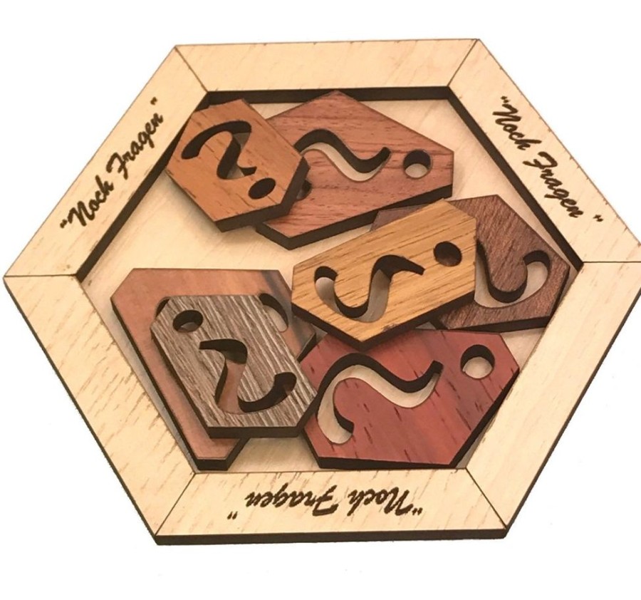 Artists Made Puzzles Siebenstein-Spiele | Any Question - Wooden Puzzle Packing Problem-L2331Sp