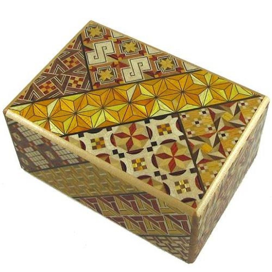 Puzzle Boxes Winshare-Puzzles-and-Games | 4 Sun 27 Steps Japanese Puzzle Box-J427Ko