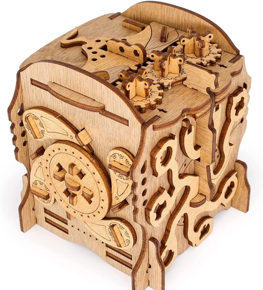 Wooden Puzzles iDventure | Cluebox Captain'S Nemo Nautilus Puzzle Box - 60 Min Escape R