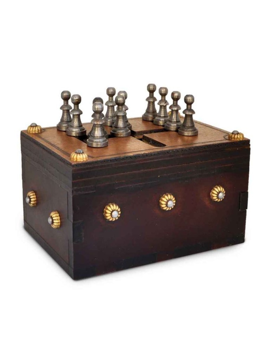 Puzzle Boxes Constantin | Chess Box (Schachbox) - Secret Wooden Puzzle Box By Constant