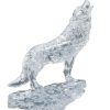 3D Puzzles Bepuzzled Animals | 3D Crystal Puzzle Wolf - Clear Color-Ug31071