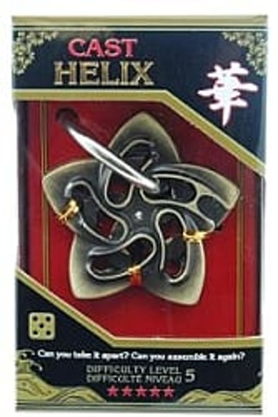 Metal Puzzles Hanayama | Cast Helix - Hanayama Metal Puzzle-H147