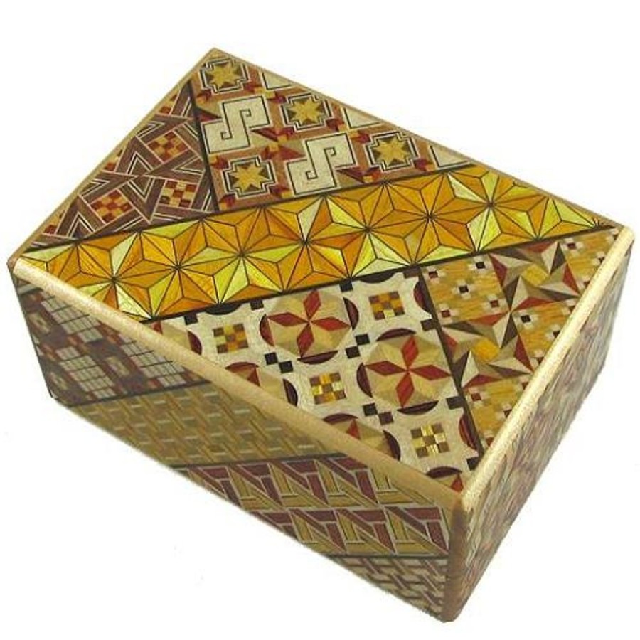 Puzzle Boxes Winshare-Puzzles-and-Games | 4 Sun 14 Steps Japanese Puzzle Box-J414