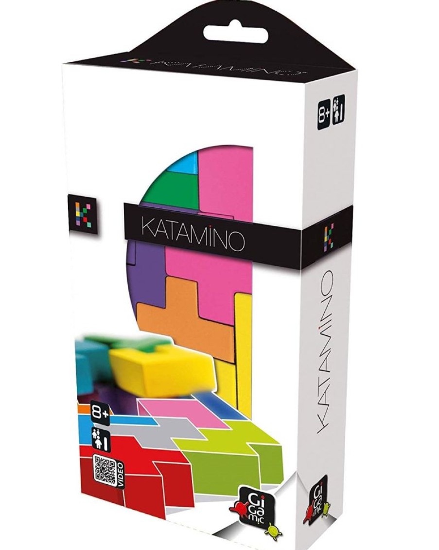 Educational Games Gigamic | Katamino Pocket - Pentominoes Wooden Puzzle And Strategy Gam