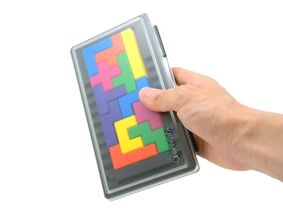 Educational Games Gigamic | Katamino Pocket - Pentominoes Wooden Puzzle And Strategy Gam