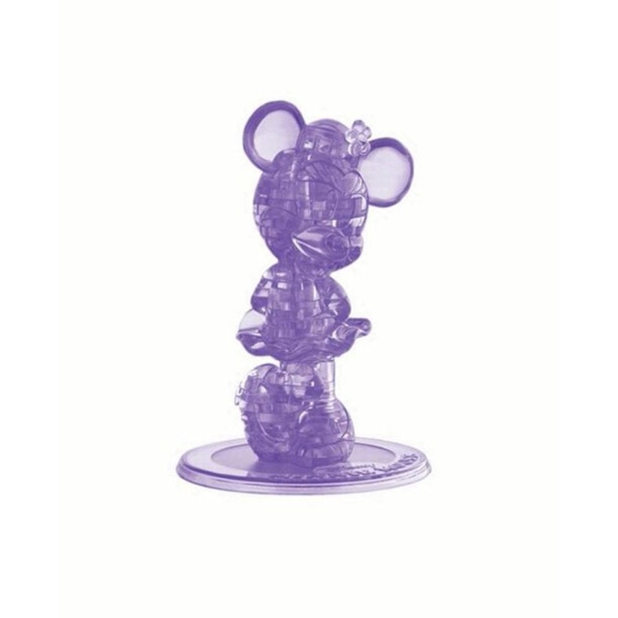 Brain Teasers Bepuzzled | 3D Crystal Puzzle Minnie Mouse 2Nd Edition - Purple-Ug31031