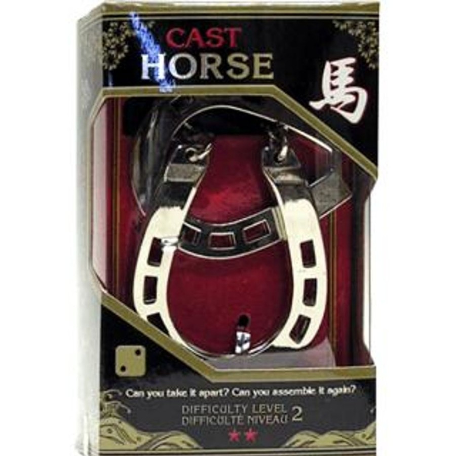 Metal Puzzles Hanayama | Cast Horse - Hanayama Metal Puzzle-H126