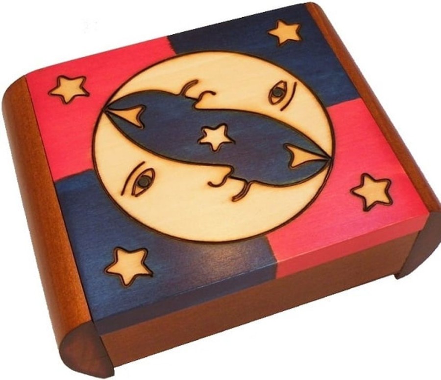 Puzzle Boxes Winshare-Puzzles-and-Games | Moonlight - Secret Wooden Puzzle Box-Cc8024