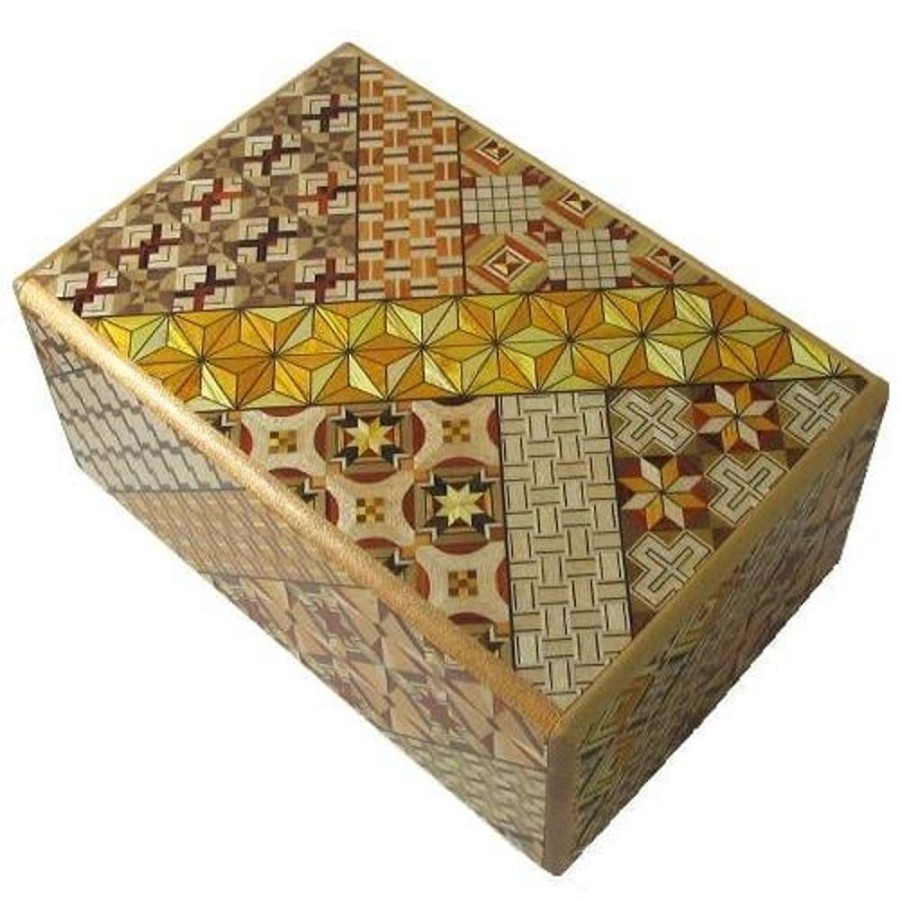 Puzzle Boxes Winshare-Puzzles-and-Games | 5 Sun 10 Steps Koyosegi - Japanese Puzzle Box-J510