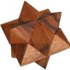 Wooden Puzzles Winshare-Puzzles-and-Games | Star - Wooden Brain Teaser Puzzle-172