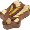 Puzzle Boxes The-Handcrafted | Flying Eagle Secret Wooden Puzzle Box-Sb1058