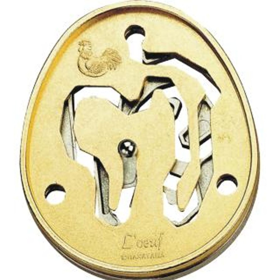 Metal Puzzles Hanayama | Cast L'Oeuf - Hanayama Metal Puzzle-H114