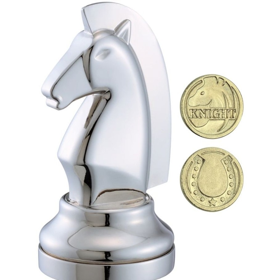 Metal Puzzles Hanayama | Cast Chess Knight Silver - Hanayama Metal Puzzle-Eu683