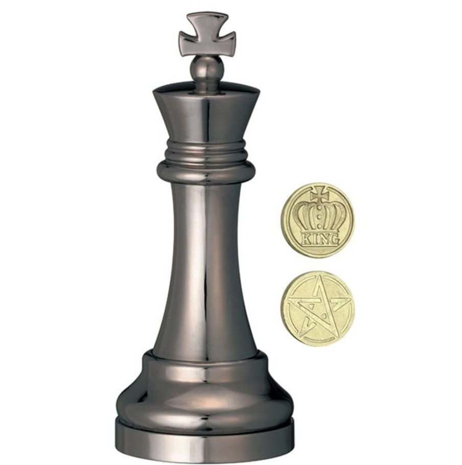 Metal Puzzles Hanayama | Cast Chess King Black - Hanayama Metal Puzzle-Eu692