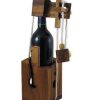 Wooden Puzzles Winshare-Puzzles-and-Games | Think-N-Drink - Wooden Wine Bottle Puzzle Brain Teaser-260V