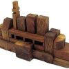 3D Puzzles Winshare-Puzzles-and-Games Transportation | The Titanic - Kumiki Brain Teaser Wooden Puzzle-676