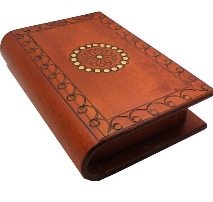 Puzzle Boxes Winshare-Puzzles-and-Games | Book Of Secrets - Secret Wooden Puzzle Box-Cc7376