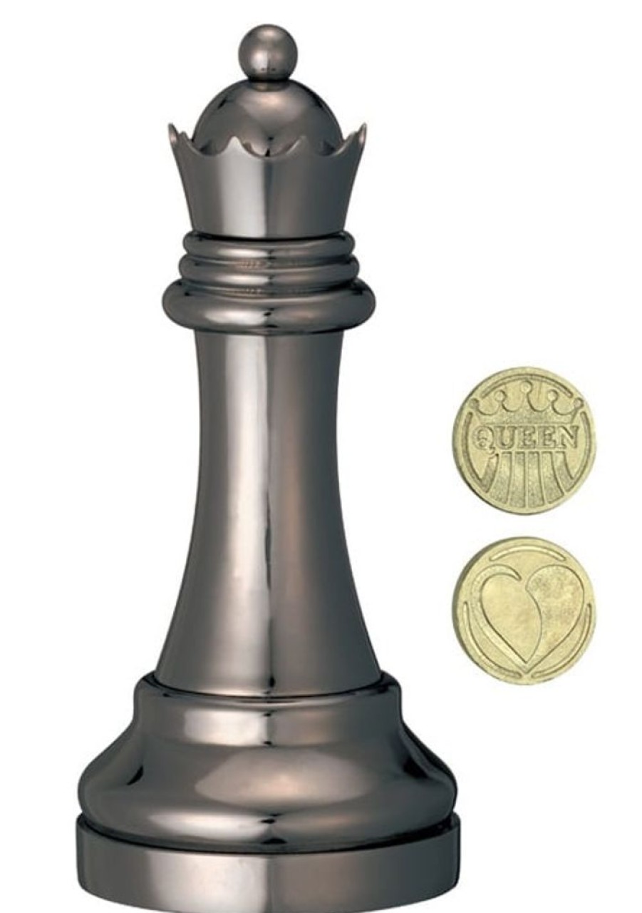 Metal Puzzles Hanayama | Cast Chess Queen Black- Hanayama Metal Puzzle-Eu691