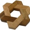 Wooden Puzzles Winshare-Puzzles-and-Games | Star Of David - Wooden Puzzle Brain Teaser-267V