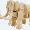 3D Puzzles Mind-Matters-Toys Animals | Mammoth - 3D Diy Wooden Dinosaur Walking Puzzle Woodcraft Ki