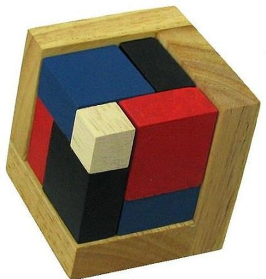 Wooden Puzzles Winshare-Puzzles-and-Games | 4D Wooden Puzzle Brain Teaser-620V