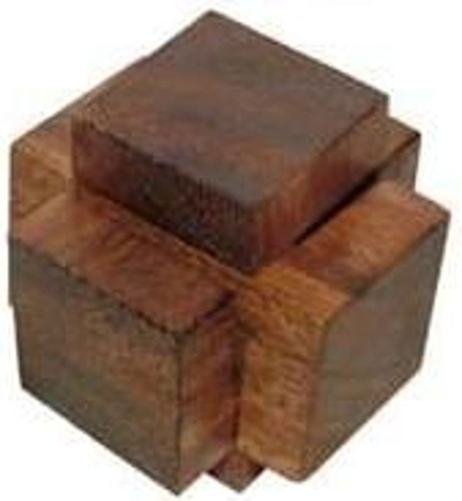 Wooden Puzzles Winshare-Puzzles-and-Games | Three Pieces - Brain Teaser Wooden Puzzle-616