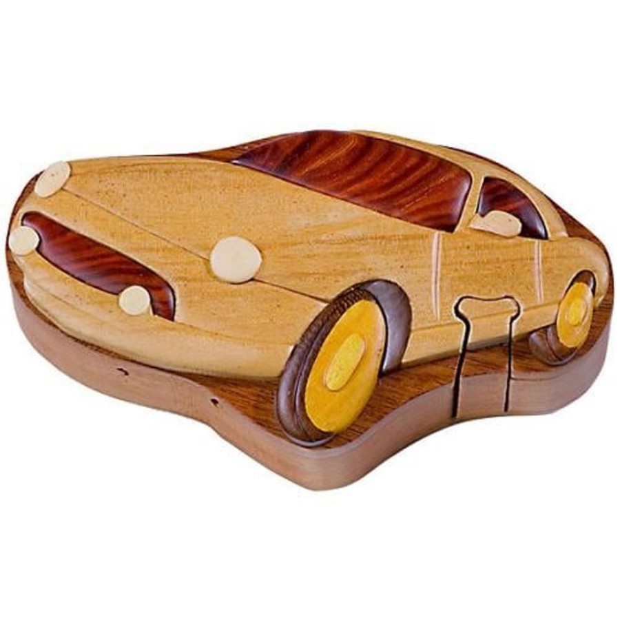 Puzzle Boxes The-Handcrafted | Car - Secret Wooden Puzzle Box-Sb1155