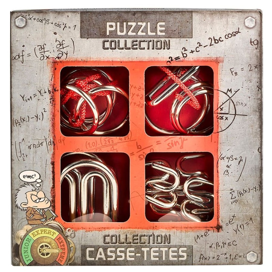 Metal Puzzles Eureka | Extreme Set - 4 Disentanglement Metal Puzzles-3363Eu