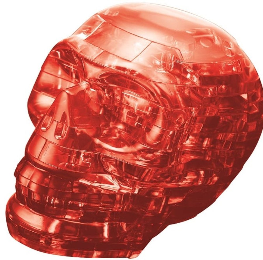 Brain Teasers Bepuzzled | 3D Crystal Puzzle Red Skull -Ug30906