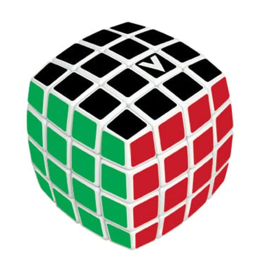 Brain Teasers V-Cube | V-Cube 4 White Pillowed Multicolor Cube Puzzle-Vc203