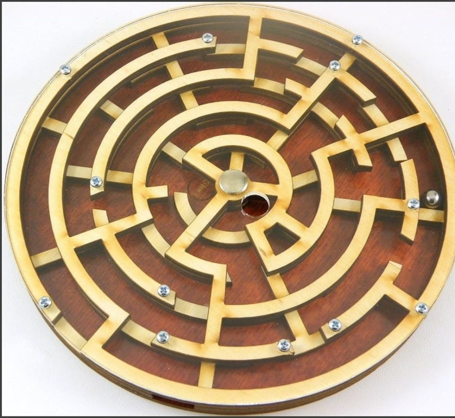 Wooden Puzzles Constantin | Labyrinth - Wooden Brain Teaser Puzzle / Game-L250Ct