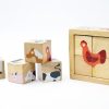 Kids Puzzles BeginAgain | Buddy Blocks Farm Animals - Wooden Puzzle Set-40203