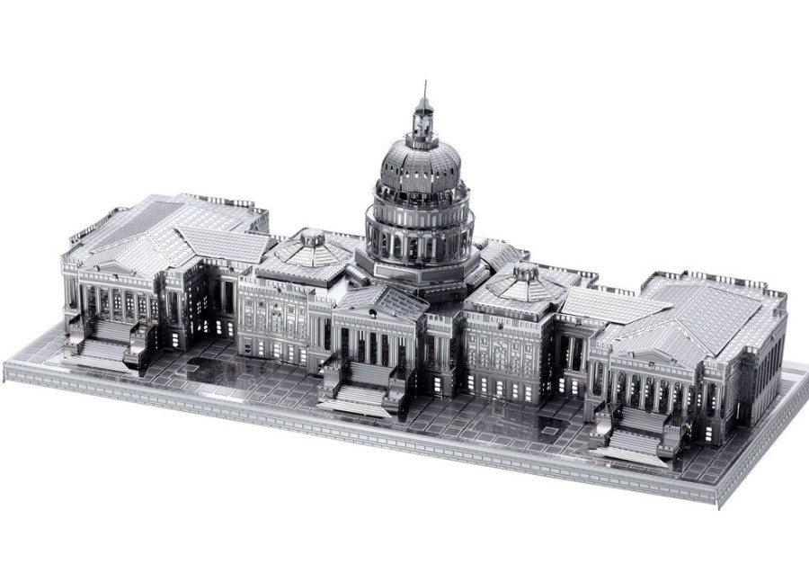 3D Puzzles Fascinations Famous Places | Us Capitol - Iconx 3D Metal Model-Fs002Icx