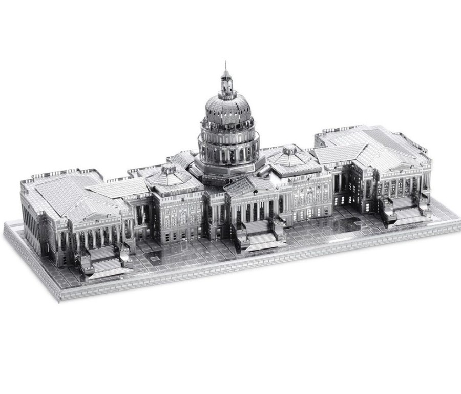 3D Puzzles Fascinations Famous Places | Us Capitol - Iconx 3D Metal Model-Fs002Icx