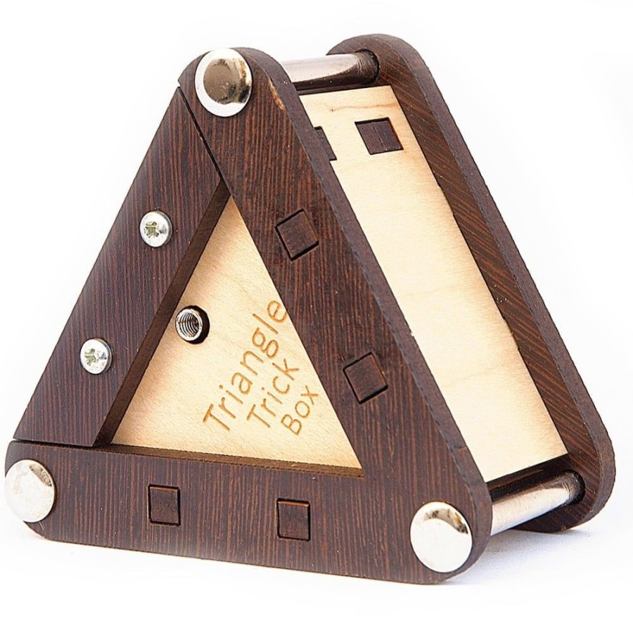 Puzzle Boxes Constantin | Triangle Box - Secret Wooden Puzzle Box By Constantine-P3D25