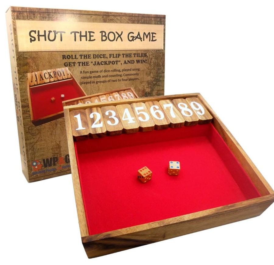 Educational Games Winshare-Puzzles-and-Games | Shut The Box (Large) - Classic Game-144