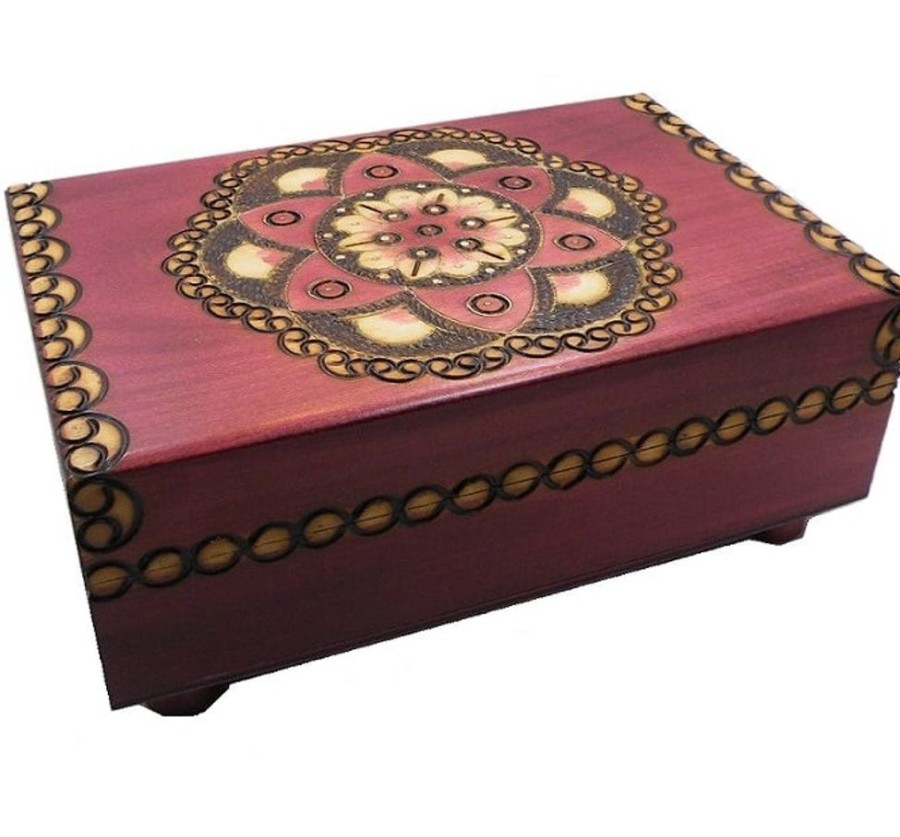 Puzzle Boxes Winshare-Puzzles-and-Games | Kaleidoscope (Large) - Secret Wooden Puzzle Box-Cc8079