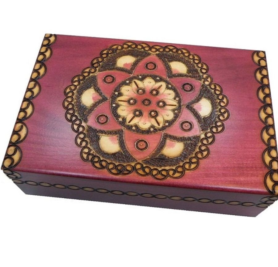 Puzzle Boxes Winshare-Puzzles-and-Games | Kaleidoscope (Large) - Secret Wooden Puzzle Box-Cc8079