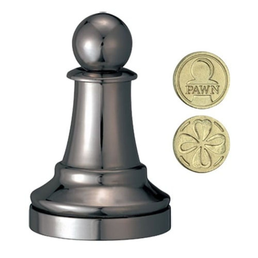 Metal Puzzles Hanayama | Cast Chess Pawn Black- Hanayama Metal Puzzle-Eu687