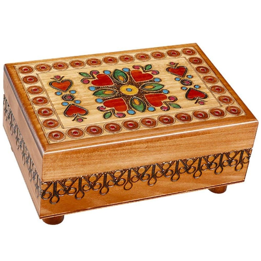 Puzzle Boxes Enchanted-Boxes | Surrounded By Love Secret Wooden Puzzle Box-Ebm69