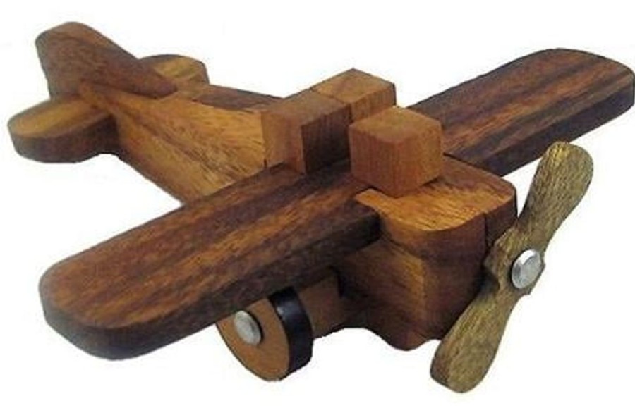 Wooden Puzzles Winshare-Puzzles-and-Games | Airplane Kumiki - 3D Brain Teaser Wooden Puzzle-677