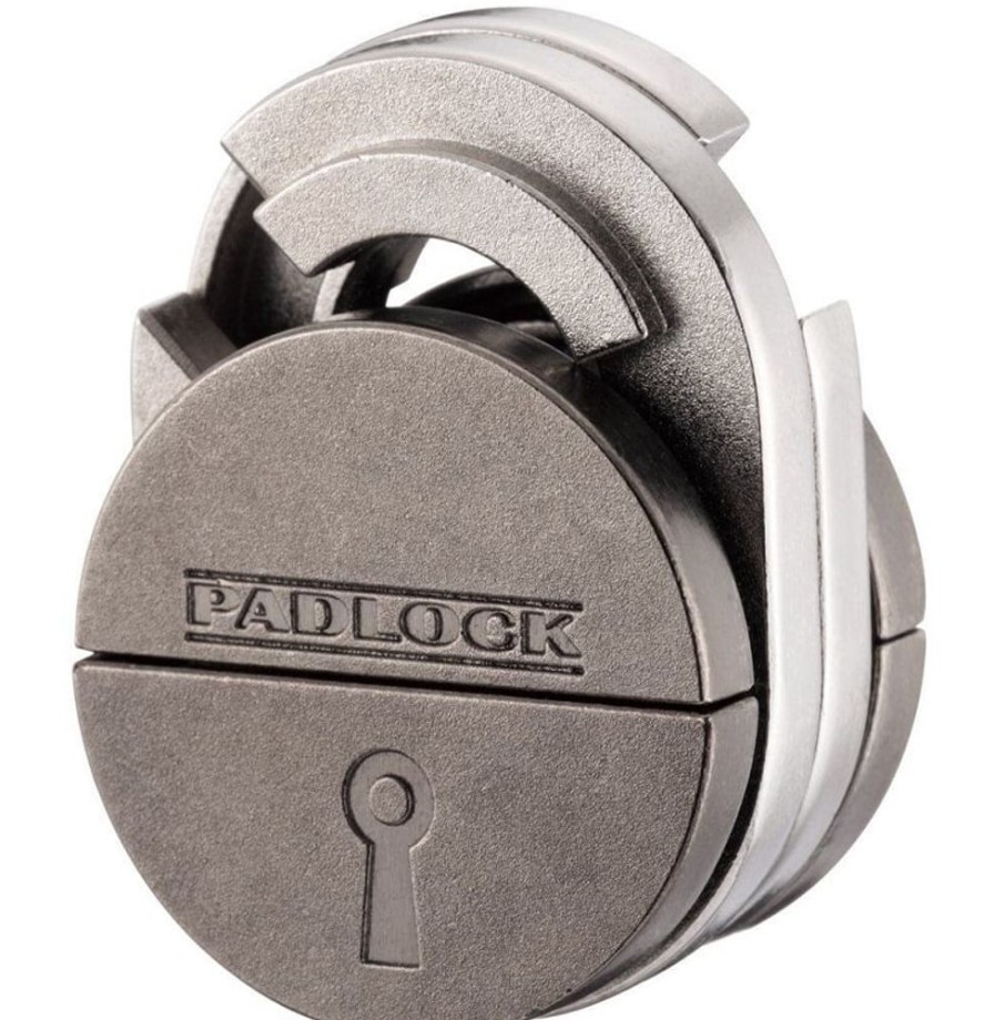 Brain Teasers Hanayama | Cast Padlock - Hanayama Metal Puzzle-H167