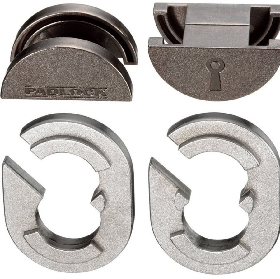 Brain Teasers Hanayama | Cast Padlock - Hanayama Metal Puzzle-H167