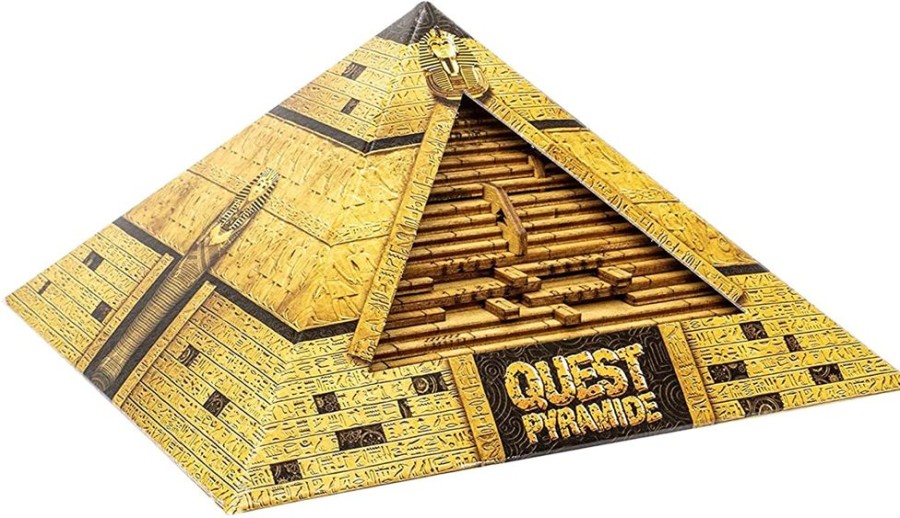 3D Puzzles Escape-Welt Pyramids | The Quest Pyramid - Wooden Puzzle Box Escape Room Experience