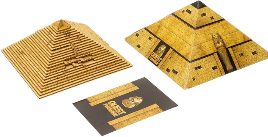 3D Puzzles Escape-Welt Pyramids | The Quest Pyramid - Wooden Puzzle Box Escape Room Experience