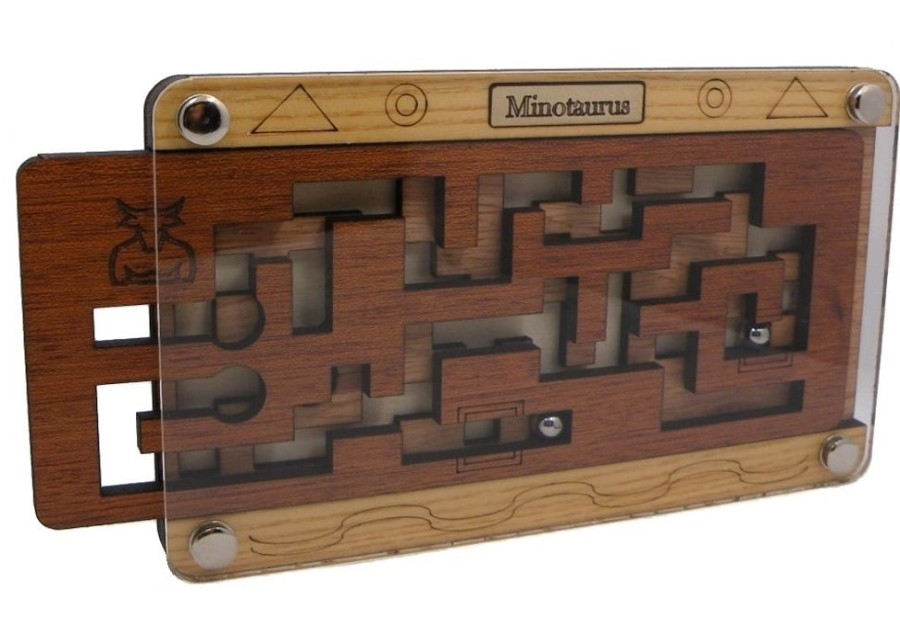 Brain Teasers Siebenstein-Spiele | Minotaurus - Maze Brain Teaser Wooden Puzzle-M1051Ksp