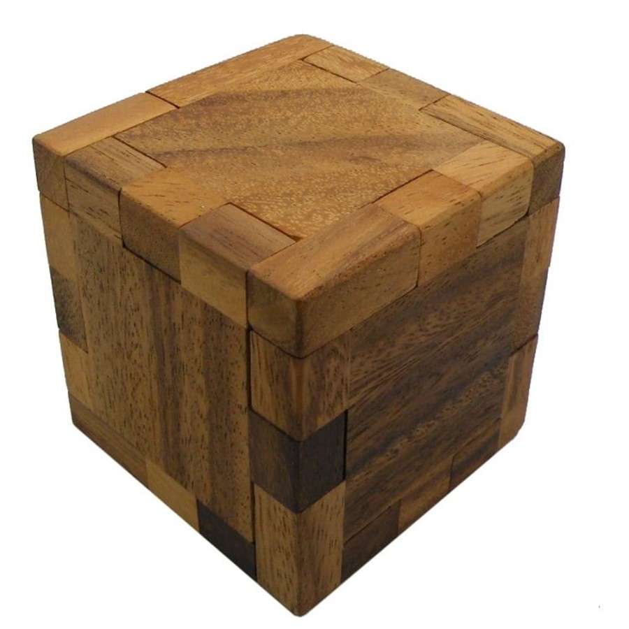 Wooden Puzzles Winshare-Puzzles-and-Games | Hidden Dice Cube - Interlocking Wooden Puzzle-355V